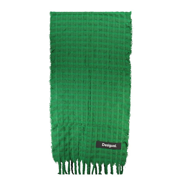 Desigual Green Polyester Scarf Desigual Green Polyester Scarf
