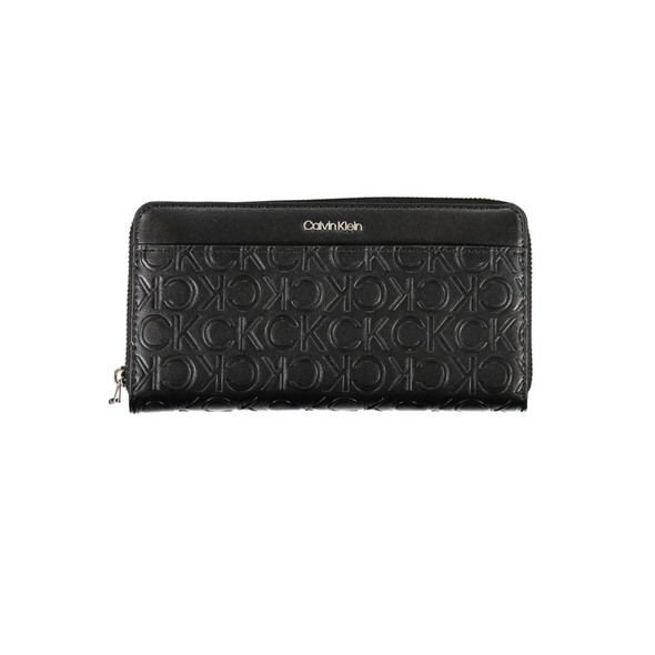 Calvin Klein Black Polyester Wallet CA-25939 Calvin Klein Black Polyester Wallet CA-25939