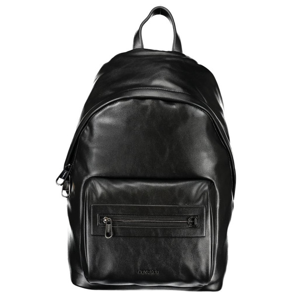 Calvin Klein Black Polyester Backpack CA-25941 Calvin Klein Black Polyester Backpack CA-25941