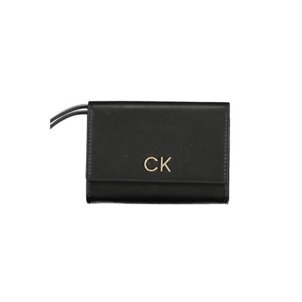 Calvin Klein Black Polyester Wallet CA-25955 Calvin Klein Black Polyester Wallet CA-25955