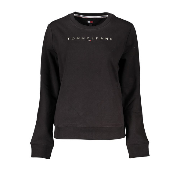 Tommy Hilfiger Black Cotton Sweater TO-26991 Tommy Hilfiger Black Cotton Sweater TO-26991