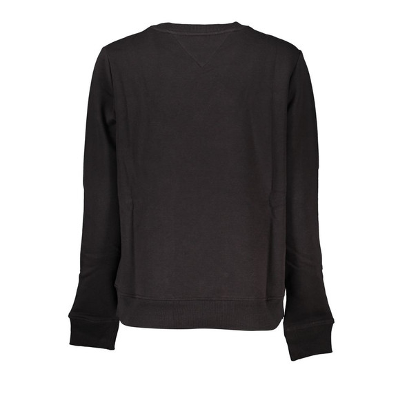 Tommy Hilfiger Black Cotton Sweater TO-26991 Tommy Hilfiger Black Cotton Sweater TO-26991