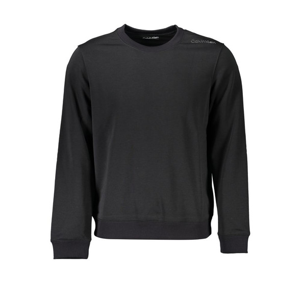 Calvin Klein Black Polyester Sweater CA-27225 Calvin Klein Black Polyester Sweater CA-27225