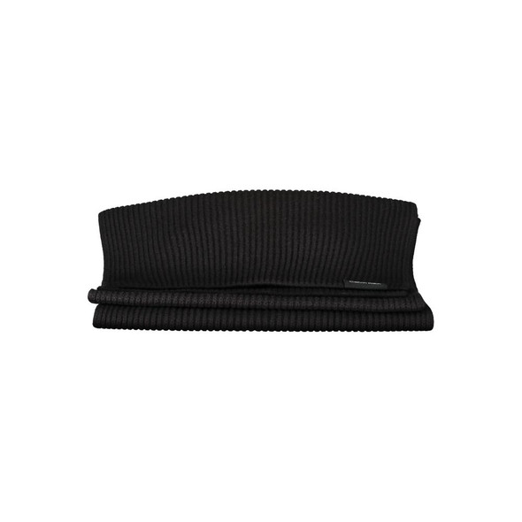 Black Cotton Scarf CA-27479 Black Cotton Scarf CA-27479