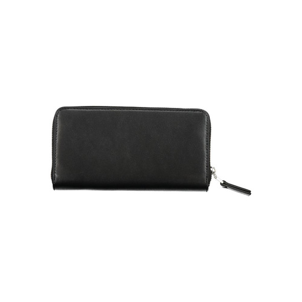 Black Polyester Wallet CA-27482 Black Polyester Wallet CA-27482