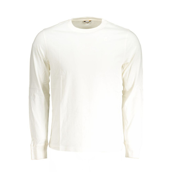 White Cotton T-Shirt KW-30638 White Cotton T-Shirt KW-30638
