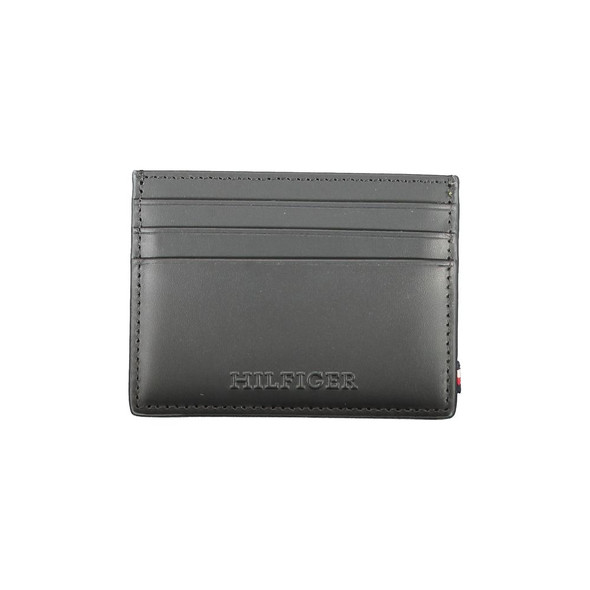 Tommy Hilfiger Black Leather Wallet TO-31016 Tommy Hilfiger Black Leather Wallet TO-31016