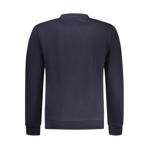 Napapijri Blue Cotton Sweater NA-32108 Napapijri Blue Cotton Sweater NA-32108