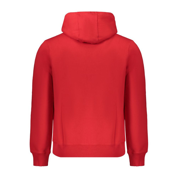 Napapijri Red Cotton Sweater NA-32145 Napapijri Red Cotton Sweater NA-32145