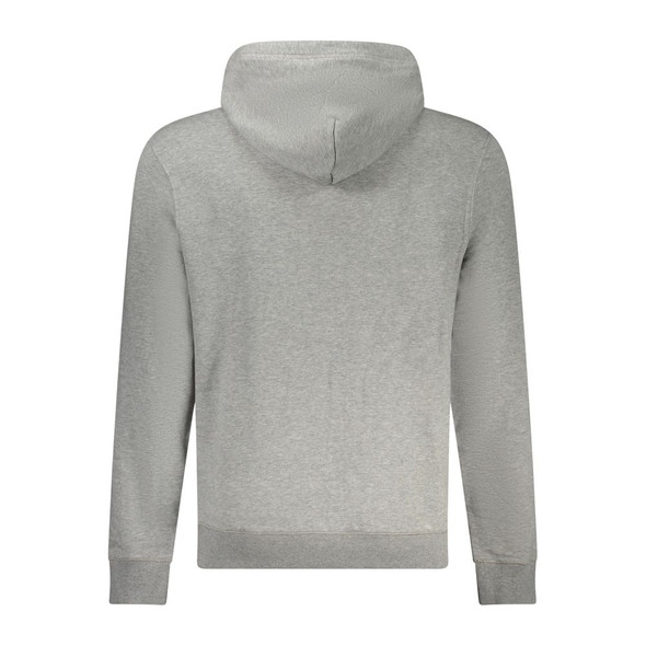 Napapijri Gray Cotton Sweater NA-32154 Napapijri Gray Cotton Sweater NA-32154