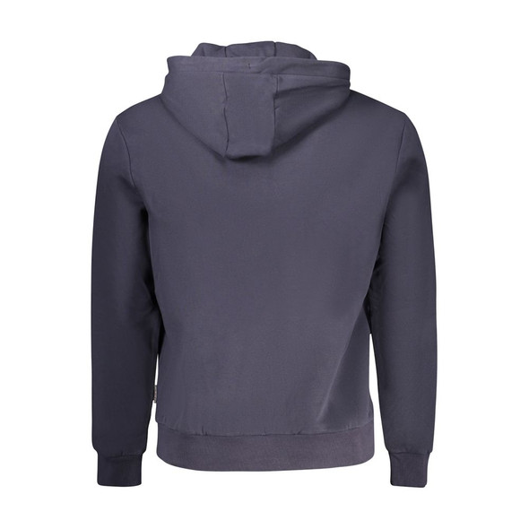Napapijri Blue Cotton Sweater NA-32504 Napapijri Blue Cotton Sweater NA-32504