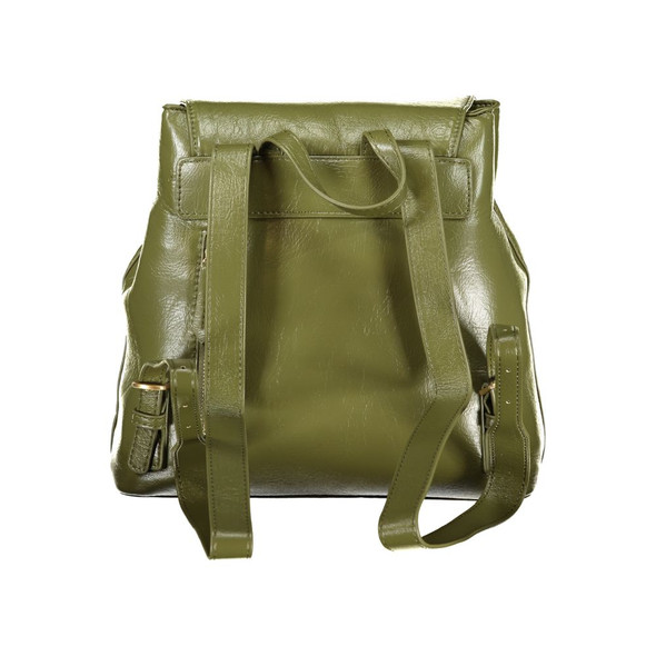 Mario Valentino Green Polyethylene Backpack VA-32641 Mario Valentino Green Polyethylene Backpack VA-32641