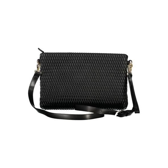 Mario Valentino Black Polyethylene Handbag VA-32775 Mario Valentino Black Polyethylene Handbag VA-32775