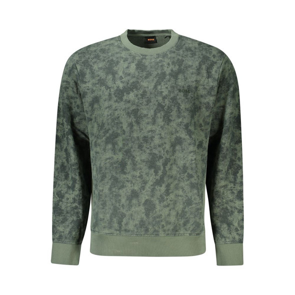 Hugo Boss Green Cotton Sweater BO-34624 Hugo Boss Green Cotton Sweater BO-34624