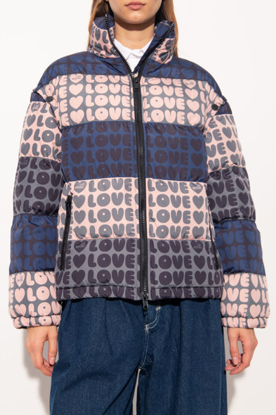 Love Moschino Multicolor Polyester Women Jacket Love Moschino Multicolor Polyester Women Jacket