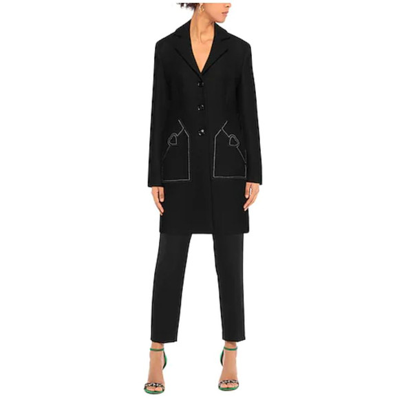 Black Wool Women Coat Black Wool Women Coat