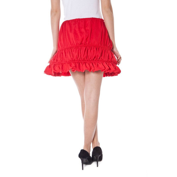 Denny Rose Red Polyester Skirt Denny Rose Red Polyester Skirt