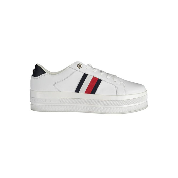 White Polyester Sneaker TO-15145 White Polyester Sneaker TO-15145