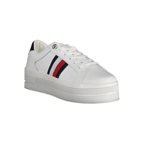 White Polyester Sneaker TO-15145 White Polyester Sneaker TO-15145
