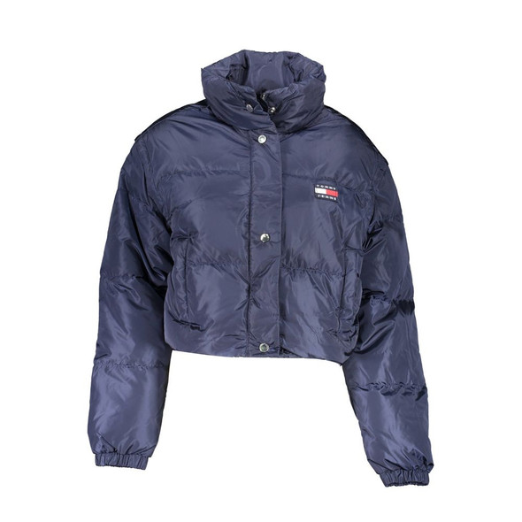 Tommy Hilfiger Blue Polyamide Jackets & Coat Tommy Hilfiger Blue Polyamide Jackets & Coat