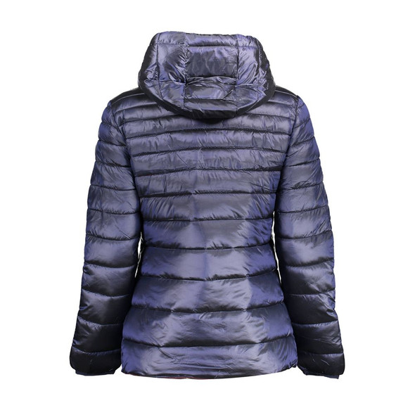 Blue Nylon Jackets & Coat US-16946 Blue Nylon Jackets & Coat US-16946