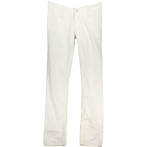 Blend White Cotton Jeans & Pant Blend White Cotton Jeans & Pant