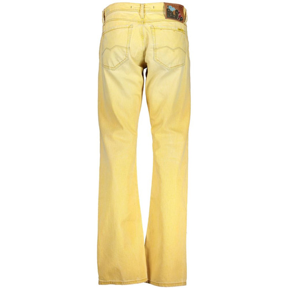 Meltin'Pot Yellow Cotton Jeans & Pant Meltin'Pot Yellow Cotton Jeans & Pant