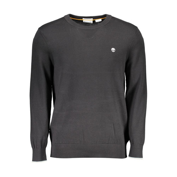 Timberland Black Cotton Sweater Timberland Black Cotton Sweater