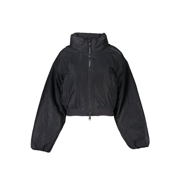 Calvin Klein Black Polyester Jackets & Coat Calvin Klein Black Polyester Jackets & Coat