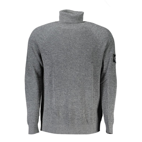 Calvin Klein Gray Wool Sweater CA-26198 Calvin Klein Gray Wool Sweater CA-26198