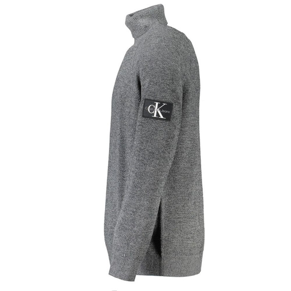 Calvin Klein Gray Wool Sweater CA-26198 Calvin Klein Gray Wool Sweater CA-26198