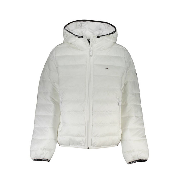 White Polyester Jackets & Coat TO-26248 White Polyester Jackets & Coat TO-26248