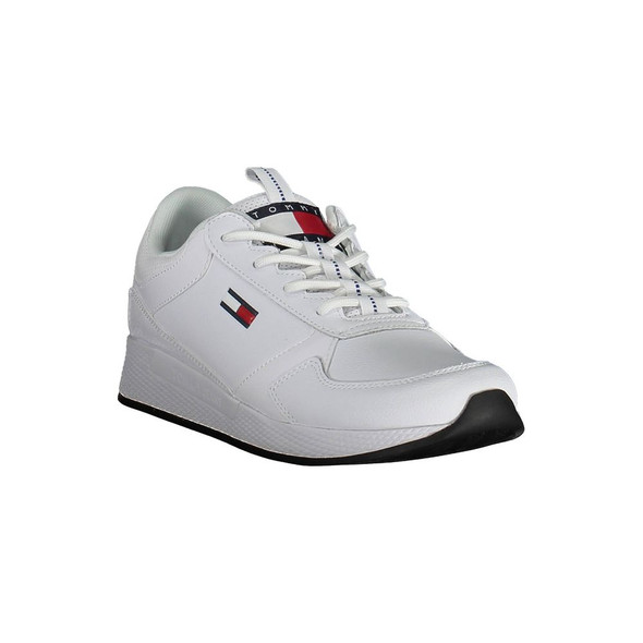White Polyester Sneaker TO-26355 White Polyester Sneaker TO-26355