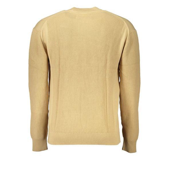 Calvin Klein Beige Cotton Sweater CA-27219 Calvin Klein Beige Cotton Sweater CA-27219