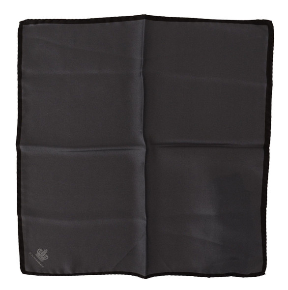 Dolce & Gabbana Gray 100% Silk Square Handkerchief Gray 100% Silk Square Handkerchief Dolce & Gabbana Gray 100% Silk Square Handkerchief Gray 100% Silk Square Handkerchief