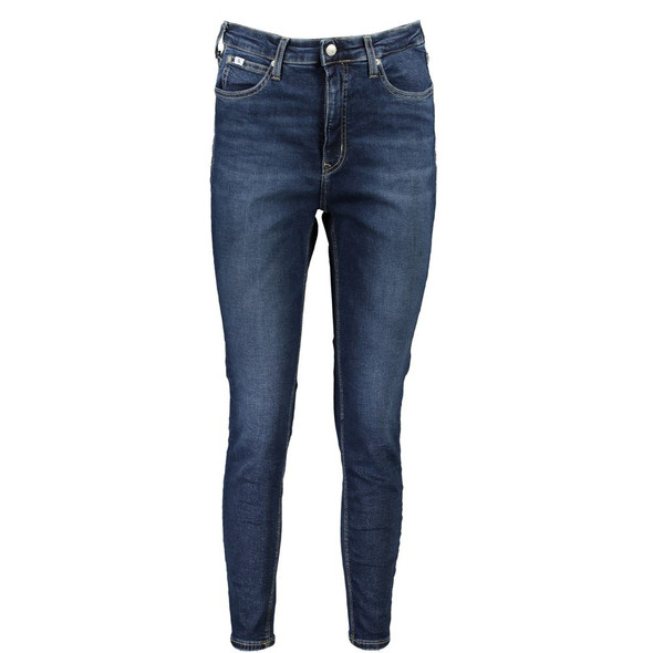 Calvin Klein Blue Cotton Jeans & Pant CA-27402 Calvin Klein Blue Cotton Jeans & Pant CA-27402