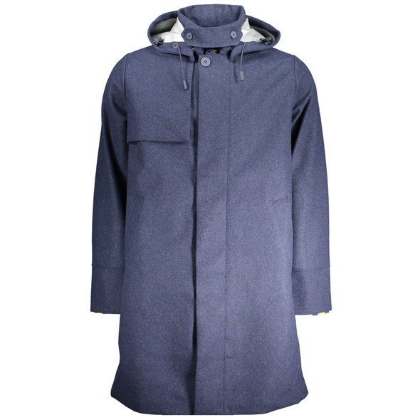 Blue Polyester Jacket KW-30640 Blue Polyester Jacket KW-30640