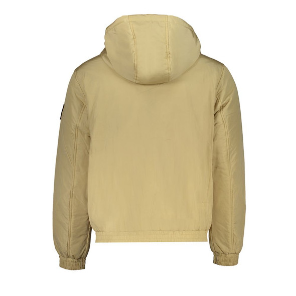 Calvin Klein Beige Polyester Jacket CA-31397 Calvin Klein Beige Polyester Jacket CA-31397