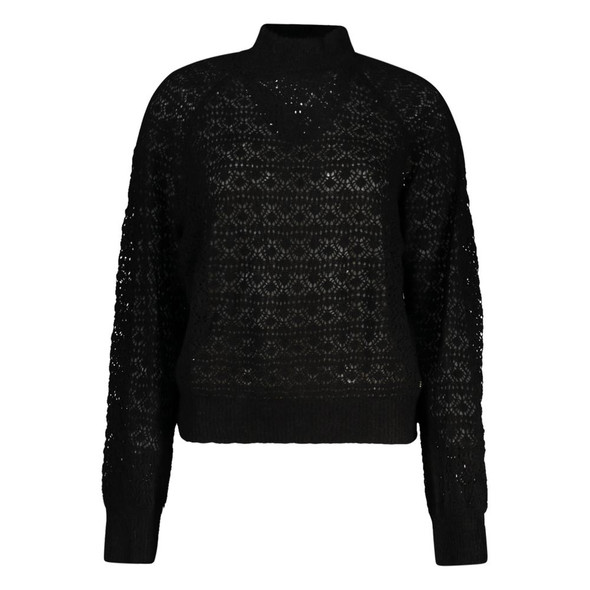 Black Alpaca Leather Sweater Black Alpaca Leather Sweater