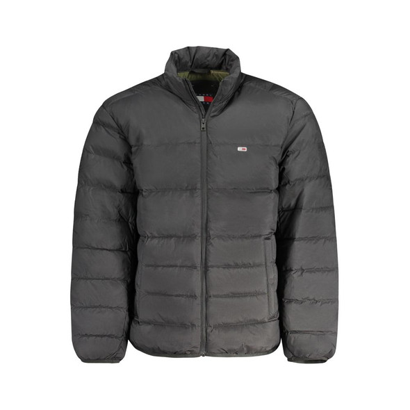Tommy Hilfiger Black Polyamide Jacket TO-33215 Tommy Hilfiger Black Polyamide Jacket TO-33215