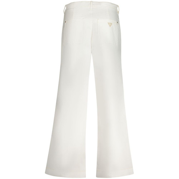 White Cotton Jeans & Pant GU-33374 White Cotton Jeans & Pant GU-33374
