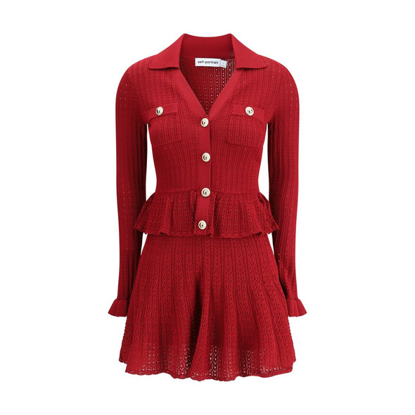 Pointelle knit short Dress Pointelle knit short Dress