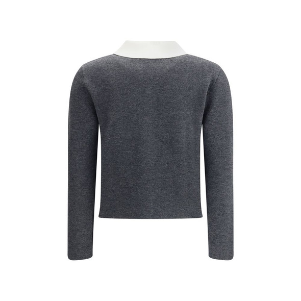 Self-Portrait Contrast collar Cardigan Self-Portrait Contrast collar Cardigan