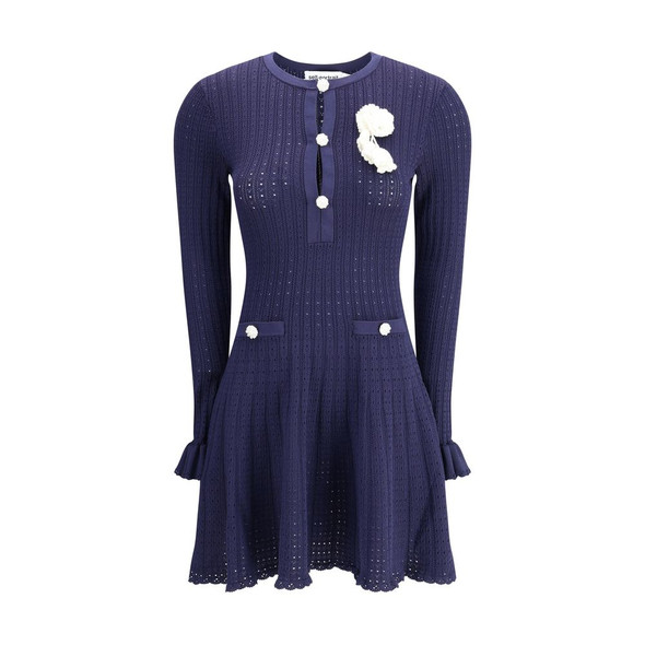 Knit short pointelle Dress Knit short pointelle Dress