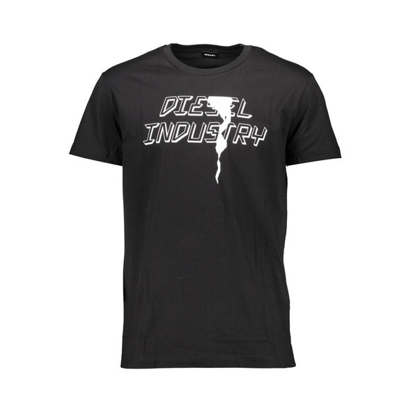 Black Cotton T-Shirt DI-5436 Black Cotton T-Shirt DI-5436