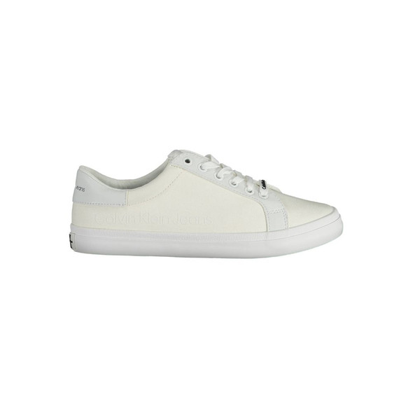 Calvin Klein White Cotton Sneaker Calvin Klein White Cotton Sneaker