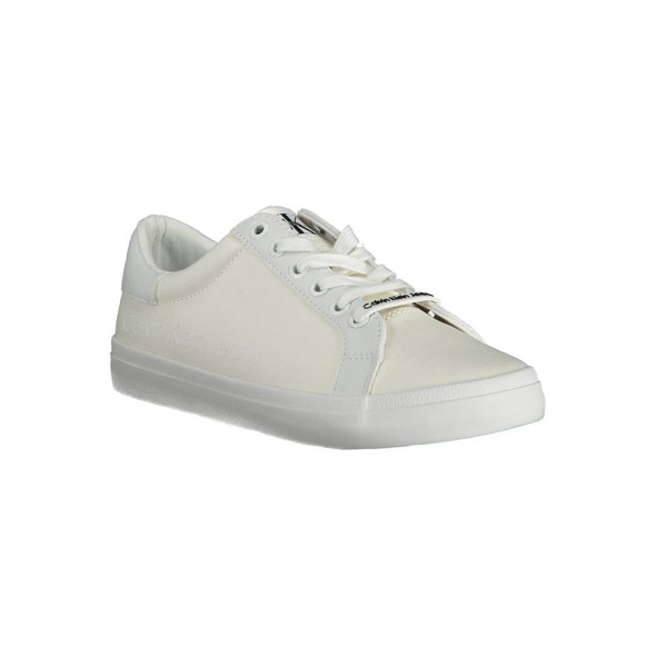 Calvin Klein White Cotton Sneaker Calvin Klein White Cotton Sneaker