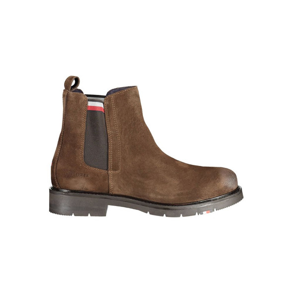 Tommy Hilfiger Brown Polyester Boot Tommy Hilfiger Brown Polyester Boot