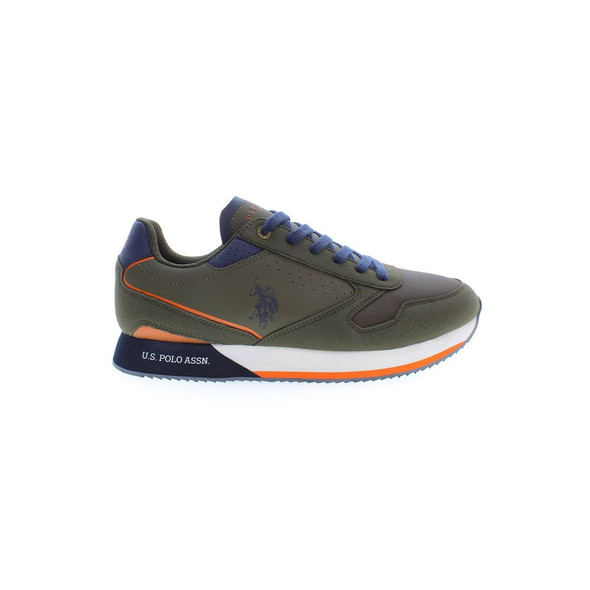 U.S. POLO ASSN. Green Polyester Sneaker U.S. POLO ASSN. Green Polyester Sneaker