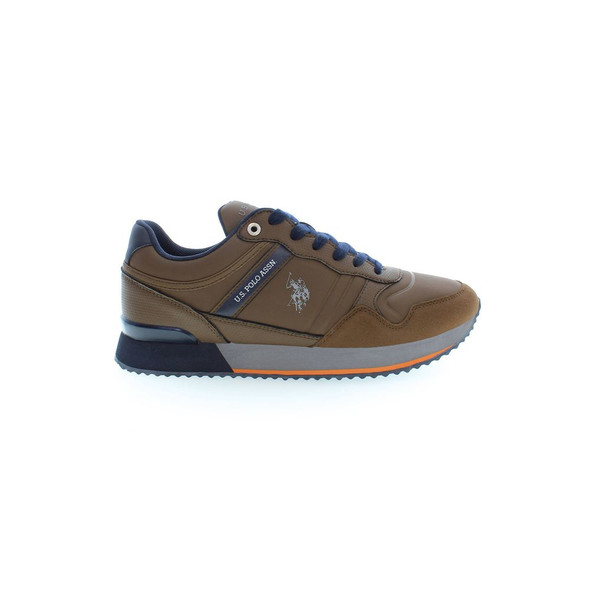 U.S. POLO ASSN. Brown Polyester Sneaker US-14577 U.S. POLO ASSN. Brown Polyester Sneaker US-14577